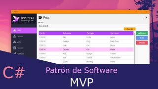 CRUD con Patrón MVP C WinForms y SQL Server [upl. by Asyram890]