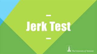 Jerk Test [upl. by Nwahser868]