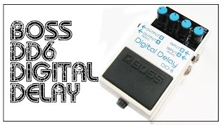 Boss DD6 delay pedal demo [upl. by Aihseyn606]