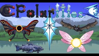 Terraria Polarities Mod All Bosses [upl. by Aohsoj353]