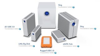 LaCie Thunderbolt Series Product Range [upl. by Cheston976]