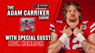 INTERVIEW Former Huskers LB Nick Henrich talks Nebraska Football with Adam Carriker [upl. by Odarnoc91]