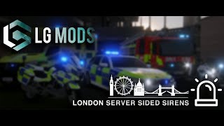 LGMods London Server Sided Sirens FiveM [upl. by Amesari]