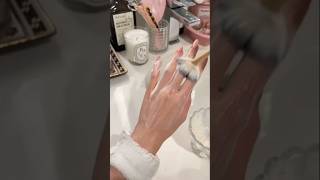 ASMR Handcare routine nailcarefacial selfcareroutine athomespashortsfeed youtubeshorts [upl. by Annauj272]