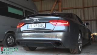 SoundCheck Audi RS5 V8 2013  Exhaust SOUND Startup Revs  EngineReport [upl. by Bindman]