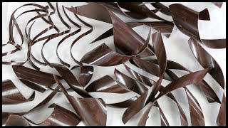 Chocolate Swirls and Chocolate Curls  4 Styles [upl. by Alekat]