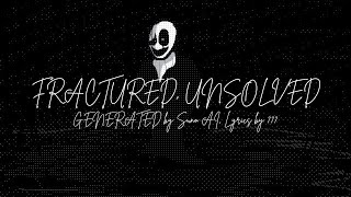 When AI GENERATE the song about WD Gaster  Fractured Unsolved [upl. by Dobrinsky]