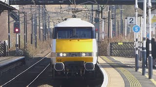 LNER 225 passes Grantham 7323 [upl. by Travax]