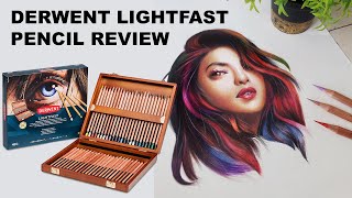 THIS IS NOT WHAT I EXPECTED Derwent Lightfast Colored pencils Review [upl. by Fauman]