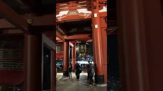 quotOwarajiquot at the Sensoji Temple strawsandals asakusatemple tokyo [upl. by Okiron453]