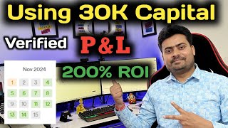 Verified PampL of 200 ROI With 30K by Option Buying  Radhe The Trader [upl. by Berl623]