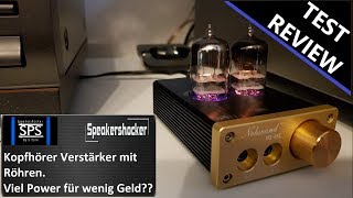 Kopfhörerverstärker mit Röhren Test Review Kopfhörer lauter machen mit dem Nobsound NS08E Tube Amp [upl. by Rory]