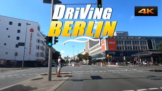 Driving Berlin Germany Neukölln Kreuzberg Tempelhof 4K 60FPS [upl. by Les]