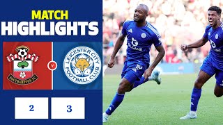 Southampton vs Leicester City 23 Highlights  Premier League  leicester southampton  Ayew Goal [upl. by Cornell193]