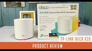 TPLink Deco X20 Dual Band NextGen WiFi 6 Mesh Tamil Review [upl. by Roanne379]