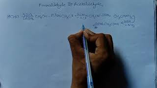 Formaldehyde to Acetaldehyde reactions board2025 [upl. by Scheld]