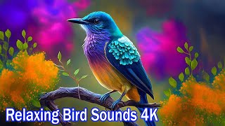 Relaxing Bird Sounds 4K  Birds Singing Heal Stress Anxiety and Depression Heal the Mind [upl. by Packer]