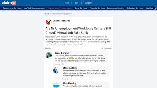 NYSDOL Unemployment How to Find Open Workforce Centers PostPandemic [upl. by Flanna]