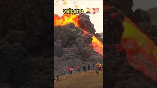 caldera valcano eruption volcano lava travel trending nature [upl. by Sewell]