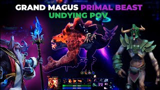 Grand Magus  Dota 2 Aghanims Labyrinth Undying POV [upl. by Oates]