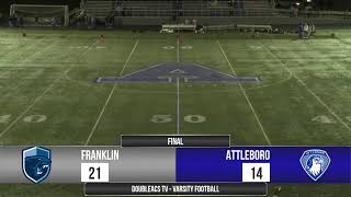 Football Varsity Franklin vs Attleboro 10202023 [upl. by Oriole444]