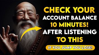 CHECK YOUR BANK ACCOUNT 10 MINUTES AFTER YOU HEAR THIS UNEXPECTED MONEY  Buddhist teachings [upl. by Roanne]