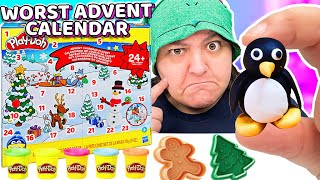 The LAZIEST Advent Calendar Award Goes to Play Doh Advent Calendar 2022 [upl. by Nylkcaj]