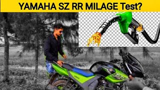 Yamaha SZ RR V2 Milage Test On city [upl. by Kerad]