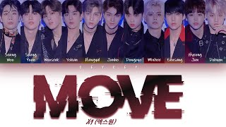 X1 엑스원  MOVE HANROMTÜRKÇE ALTYAZILI [upl. by Cara226]