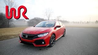 2017 Honda Civic Hatchback Sport 6MT  Walkaround amp POV Test Drive Binaural Audio [upl. by Agathy916]