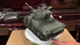 TAIGEN 116 RC M4A3 SHERMAN 76MM  UNBOXING [upl. by Blus]