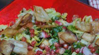 Fattoush Salad Recipe  Healthy Mediterranean Salad  How to make Fattoush [upl. by Vharat]