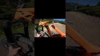 CARBON MTB FRAME SNAPS RESULTING IN HUGE CRASH mtb mountainbiking downhill gopro fail [upl. by Verdi636]