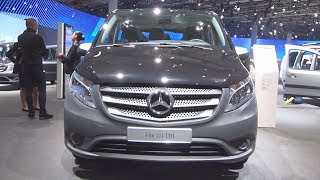 MercedesBenz Vito Tourer Crew 111 CDI Combi Van 2017 Exterior and Interior [upl. by Shae407]