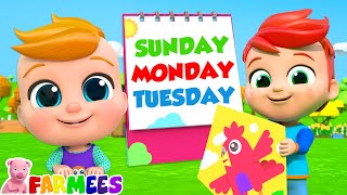 Days of the Week Learning Video by Farmees [upl. by Nirik]