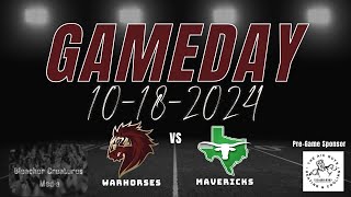 Devine Warhorses Vs Pearsall Mavericks101824 [upl. by Azpurua]