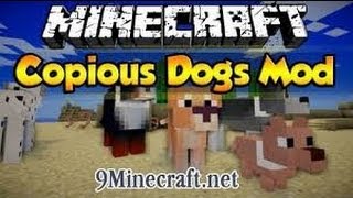 Copious Dogs Mod for Minecraft 1 6 2 svenska [upl. by Searby]