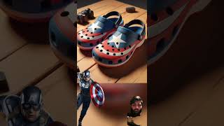 superheroes but crocs sandales version 😱 Avengers vs DC All characters 💥MCU vs DC marvel ai [upl. by Jania]