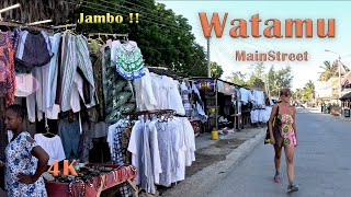 Mainstreet Watamu Town Kenya In 4 Minutes [upl. by Aihsercal]