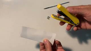 How to refill mini stapler [upl. by Puklich934]