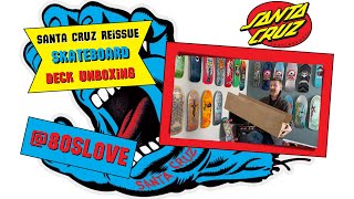 Santa Cruz Reissue Skateboard Deck Unboxing  My First Skateboard of 2024 skateboard unboxing [upl. by Gradeigh]