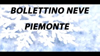 Bollettino Neve PIEMONTE 30 marzo 2024 [upl. by Isnyl]