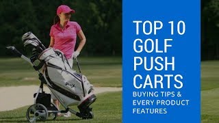 Top 2023 Golf Push Cart Reviews Find the Best Caddy for Your Game [upl. by Echikson]