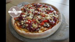 glutenfreie Pizza  glutenfrei backen mit Nadine [upl. by Enrol990]