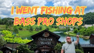 I WENT FISHING AT BASS PRO  SORT OF [upl. by Refiffej]