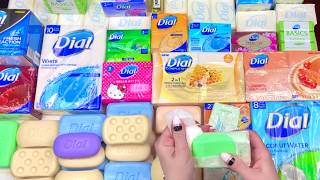 100 Dial Soaps ASMR SOAP HAUL Opening  Unboxing MULTIPLES  ODDLY SATISFYING [upl. by Brigida73]