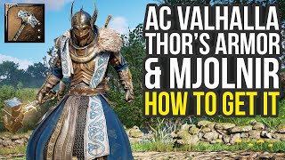 Assassins Creed Valhalla Thor Hammer Mjolnir amp Thor Armor  HOW TO GET IT AC Valhalla Thor Hammer [upl. by Atiuqet]