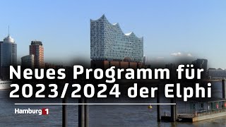 Neues Programm der Elbphilharmonie vorgestellt [upl. by Notnerb]