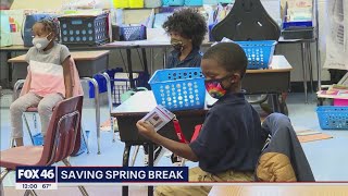 Saving spring break New NC bill would prevent CMS makeup days over break [upl. by Nowed461]