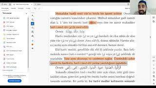 TASHİHİ HURUF DERSİ  MUHAMMED ENES KARS GEÇERKEN UĞRA [upl. by Held]